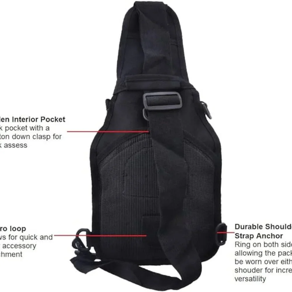 Military sport sling shoulder bag